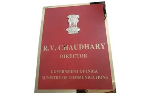 Wall Mounted Stainless Steel Name Plate