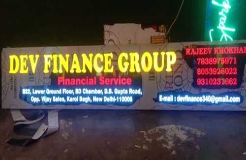 30 X 4 feet LED Acrylic Sign Board