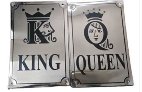 304 Stainless Steel Name Plate