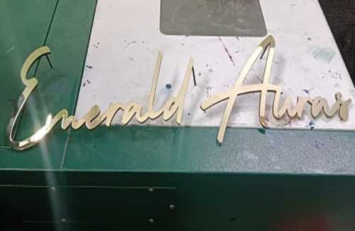 Brass 3d Letter