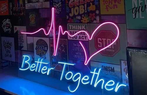 Outdoor Neon Sign Board